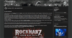 Desktop Screenshot of metal-shot.de